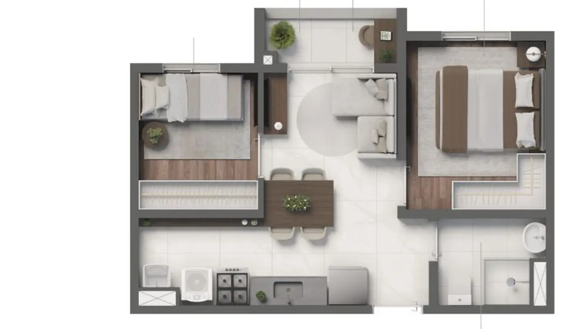 Foto 6 de Apartamento com 2 quartos à venda, 31m2 em Belenzinho, São Paulo - SP