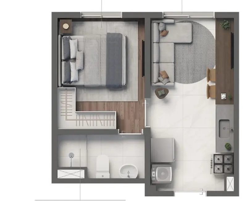 Foto 8 de Apartamento com 2 quartos à venda, 31m2 em Belenzinho, São Paulo - SP