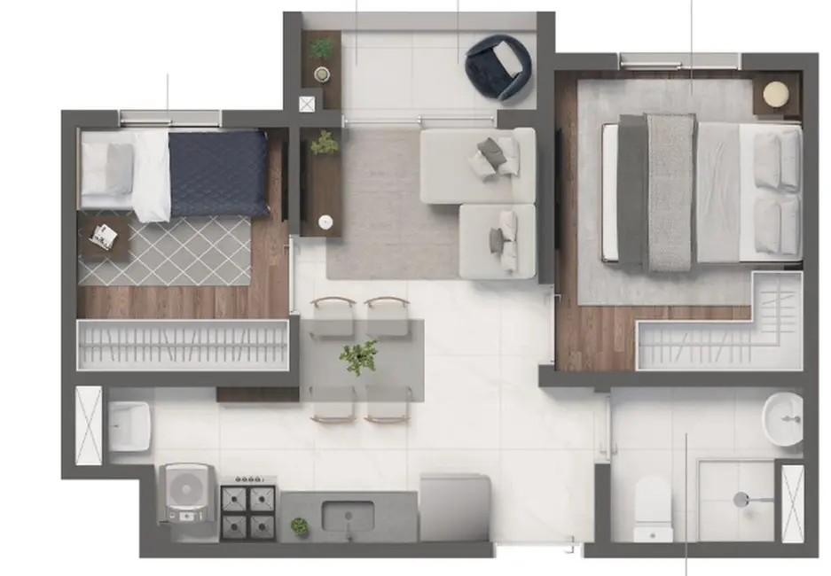 Foto 5 de Apartamento com 2 quartos à venda, 31m2 em Belenzinho, São Paulo - SP