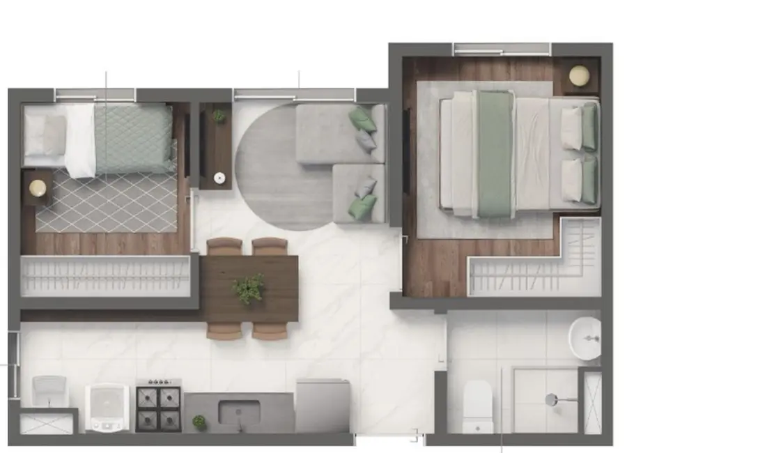 Foto 2 de Apartamento com 2 quartos à venda, 31m2 em Belenzinho, São Paulo - SP