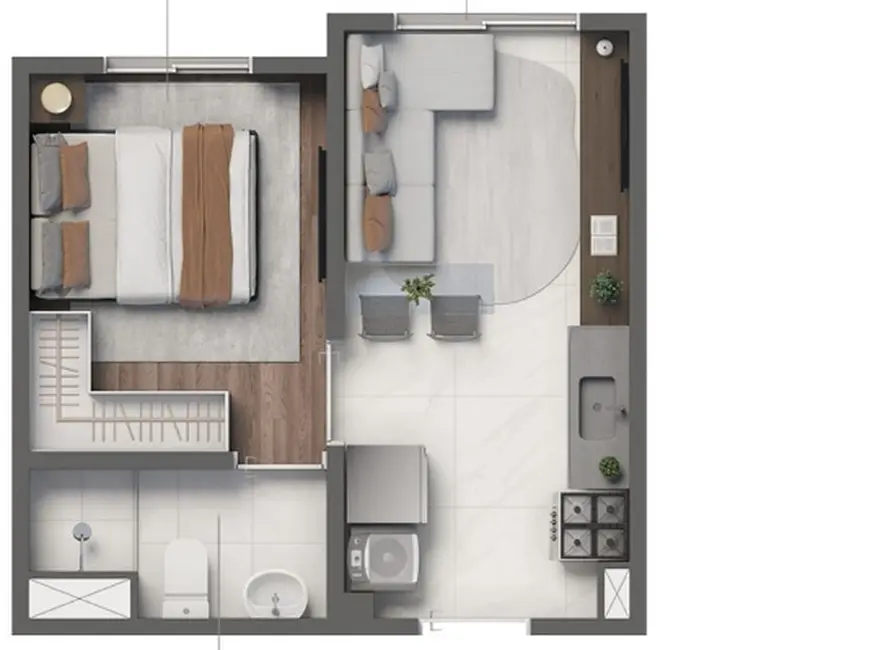 Foto 1 de Apartamento com 2 quartos à venda, 31m2 em Belenzinho, São Paulo - SP