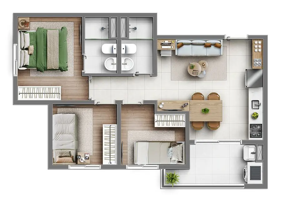 Foto 6 de Apartamento com 2 quartos à venda, 41m2 em Vila Carmosina, São Paulo - SP