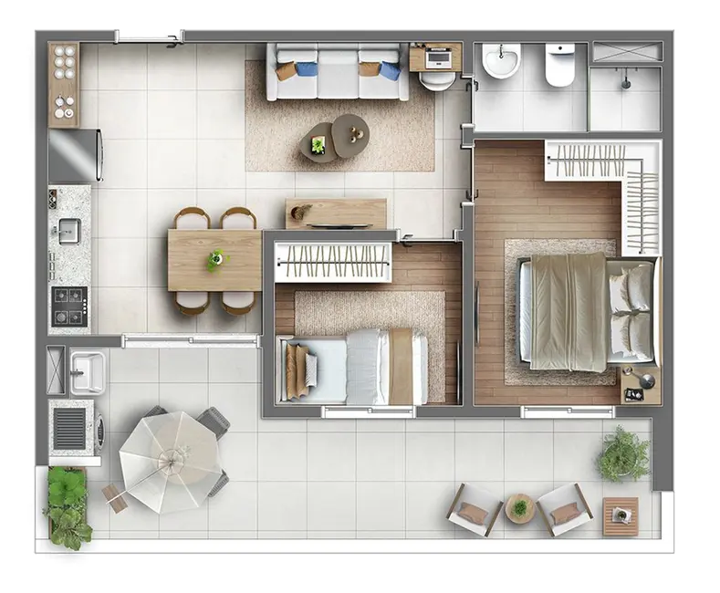Foto 9 de Apartamento com 2 quartos à venda, 41m2 em Vila Carmosina, São Paulo - SP