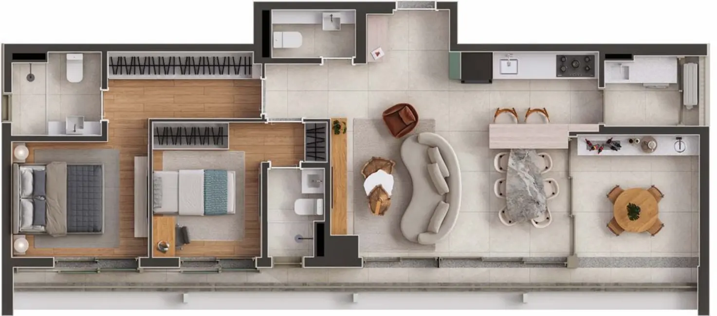 Foto 9 de Cobertura com 2 quartos à venda, 105m2 em Moema, São Paulo - SP