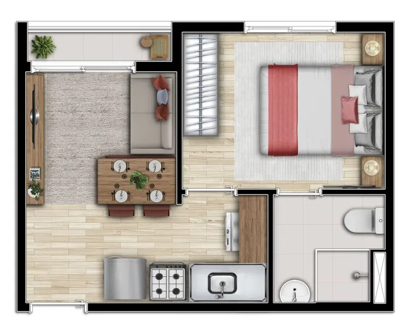 Foto 1 de Apartamento com 2 quartos à venda, 34m2 em Vila Buarque, São Paulo - SP