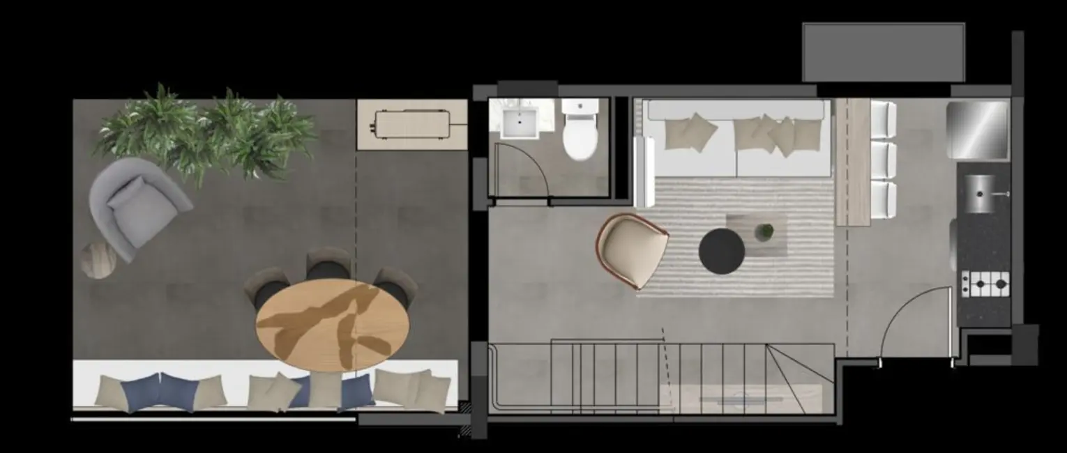 Foto 4 de Cobertura com 1 quarto à venda, 64m2 em Jardim Paulista, São Paulo - SP