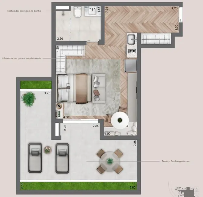 Foto 7 de Apartamento com 1 quarto à venda, 44m2 em Vila Mariana, São Paulo - SP