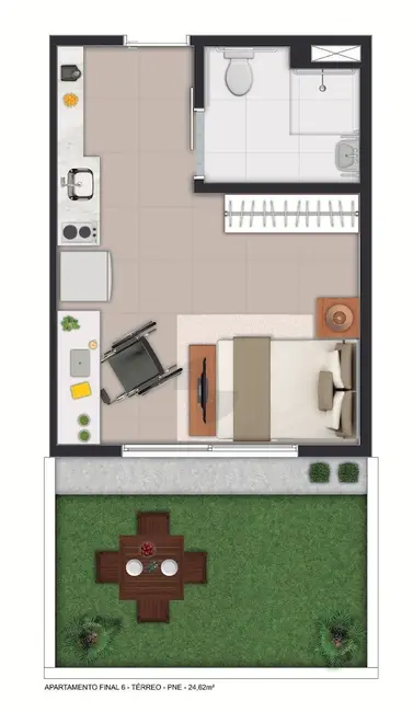 Kitnet com 1 quarto à venda, 24m2 em Barra Funda, São Paulo - SP - imagem 1 Foto 1 de Kitnet com 1 quarto à venda, 24m2 em Barra Funda, São Paulo - SP