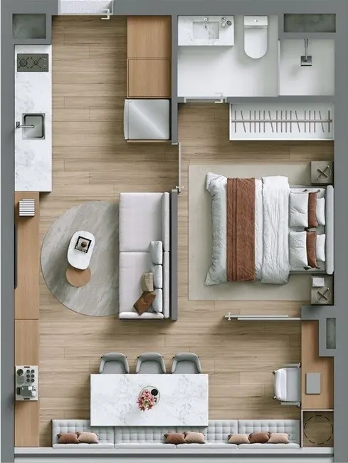 Foto 6 de Apartamento com 1 quarto à venda, 31m2 em Bela Vista, São Paulo - SP