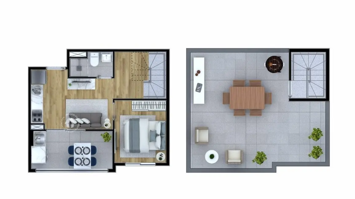 Foto 1 de Cobertura com 1 quarto à venda, 68m2 em Vila Palmeiras, São Paulo - SP