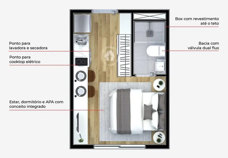Apartamento com 1 quarto à venda, 28m2 em Vila Santa Teresa (Zona Leste), São Paulo - SP - imagem 1 Foto 1 de Apartamento com 1 quarto à venda, 28m2 em Vila Santa Teresa (Zona Leste), São Paulo - SP