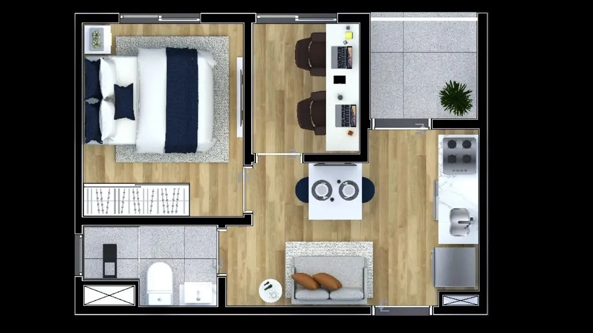 Foto 1 de Apartamento com 1 quarto à venda, 27m2 em Vila Pierina, São Paulo - SP