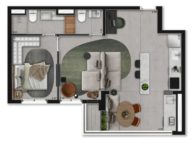 Foto 7 de Apartamento com 1 quarto à venda, 34m2 em Aclimação, São Paulo - SP
