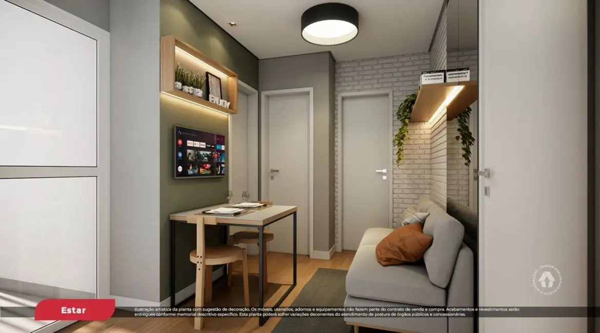 Apartamento com 1 quarto à venda, 26m2 em Vila Tolstoi, São Paulo - SP - imagem 3 Foto 3 de Apartamento com 1 quarto à venda, 26m2 em Vila Tolstoi, São Paulo - SP