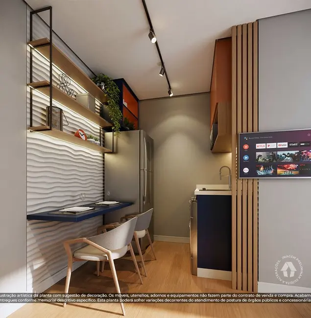 Apartamento com 1 quarto à venda, 26m2 em Vila Tolstoi, São Paulo - SP - imagem 4 Foto 4 de Apartamento com 1 quarto à venda, 26m2 em Vila Tolstoi, São Paulo - SP