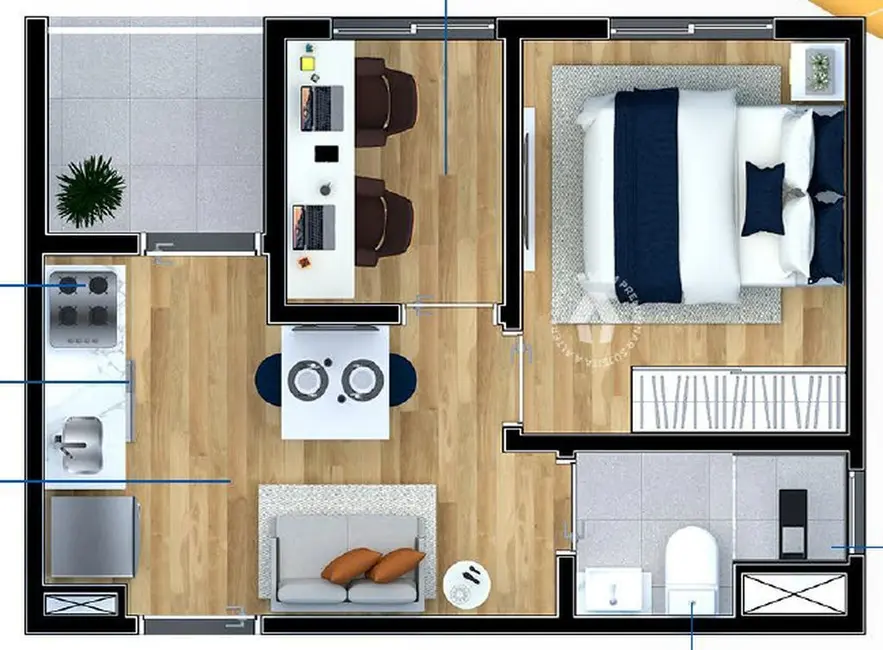 Apartamento com 1 quarto à venda, 27m2 em Vila Gustavo, São Paulo - SP - imagem 1 Foto 1 de Apartamento com 1 quarto à venda, 27m2 em Vila Gustavo, São Paulo - SP