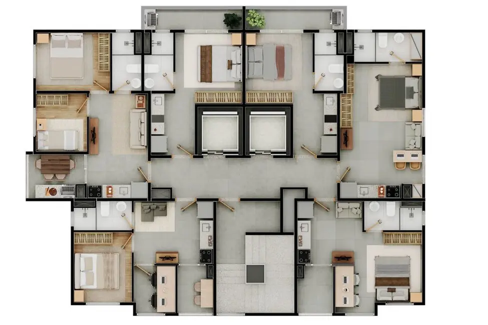Apartamento com 2 quartos à venda, 34m2 em Chácara Santo Antônio (Zona Sul), São Paulo - SP - imagem 3 Foto 3 de Apartamento com 2 quartos à venda, 34m2 em Chácara Santo Antônio (Zona Sul), São Paulo - SP