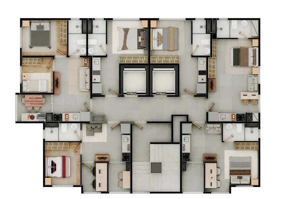 Apartamento com 2 quartos à venda, 34m2 em Chácara Santo Antônio (Zona Sul), São Paulo - SP - imagem 6 Foto 6 de Apartamento com 2 quartos à venda, 34m2 em Chácara Santo Antônio (Zona Sul), São Paulo - SP