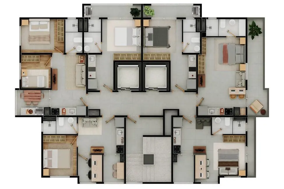 Apartamento com 2 quartos à venda, 34m2 em Chácara Santo Antônio (Zona Sul), São Paulo - SP - imagem 5 Foto 5 de Apartamento com 2 quartos à venda, 34m2 em Chácara Santo Antônio (Zona Sul), São Paulo - SP