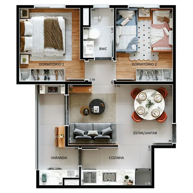 Apartamento com 2 quartos à venda, 40m2 em Ponte Grande, Guarulhos - SP - imagem 1 Foto 1 de Apartamento com 2 quartos à venda, 40m2 em Ponte Grande, Guarulhos - SP