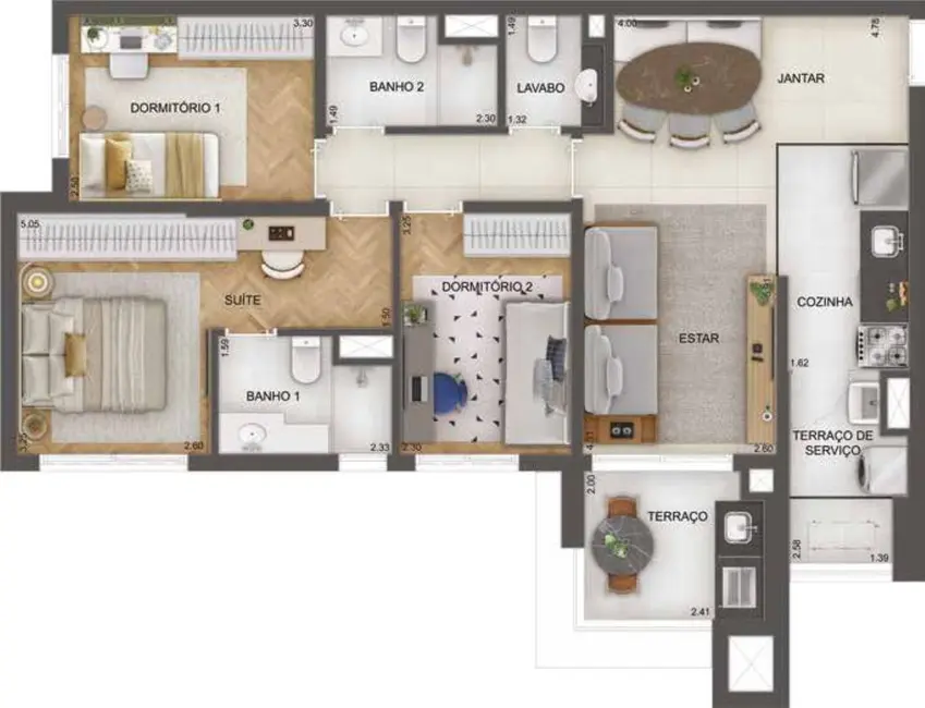 Foto 7 de Apartamento com 2 quartos à venda, 110m2 em Fundação, Sao Caetano Do Sul - SP