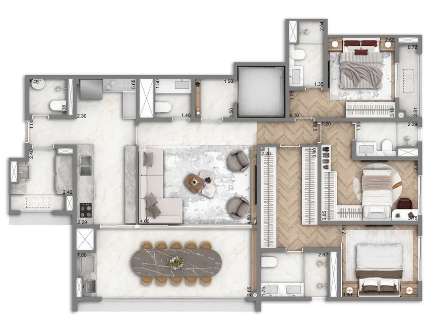 Foto 3 de Apartamento com 2 quartos à venda, 104m2 em Brooklin Novo, São Paulo - SP