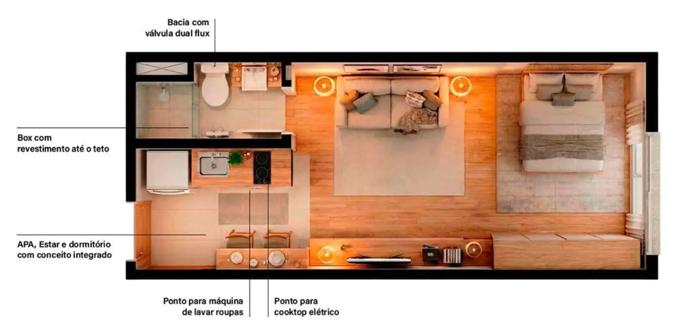 Foto 1 de Kitnet com 1 quarto à venda, 24m2 em Vila Constança, São Paulo - SP