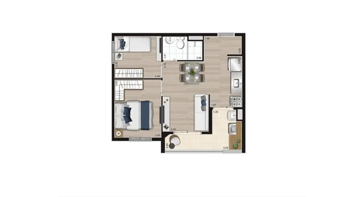 Apartamento com 2 quartos à venda, 49m2 em Aricanduva, São Paulo - SP - imagem 9 Foto 9 de Apartamento com 2 quartos à venda, 49m2 em Aricanduva, São Paulo - SP