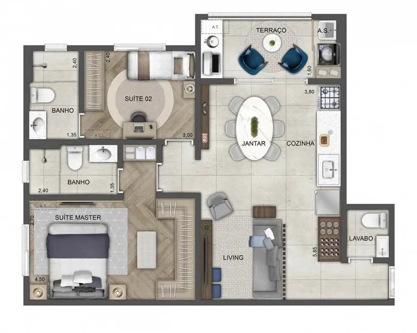 Apartamento com 3 quartos à venda, 87m2 em Butantã, São Paulo - SP - imagem 1 Foto 1 de Apartamento com 3 quartos à venda, 87m2 em Butantã, São Paulo - SP