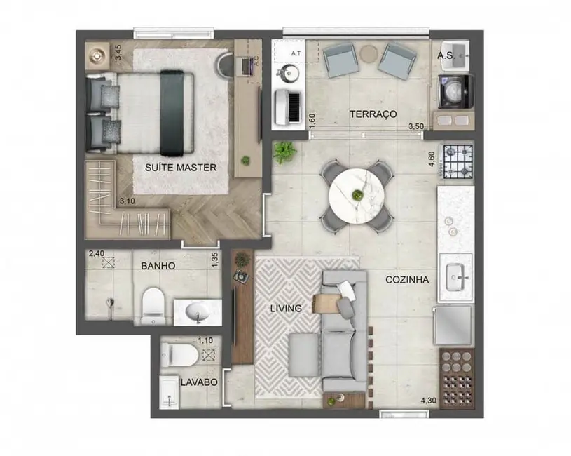 Apartamento com 3 quartos à venda, 87m2 em Butantã, São Paulo - SP - imagem 2 Foto 2 de Apartamento com 3 quartos à venda, 87m2 em Butantã, São Paulo - SP
