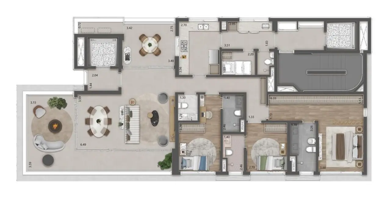 Foto 1 de Apartamento com 3 quartos à venda, 185m2 em Cerqueira César, São Paulo - SP