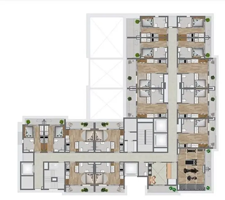 Kitnet com 1 quarto à venda, 33m2 em Campo Belo, São Paulo - SP - imagem 3 Foto 3 de Kitnet com 1 quarto à venda, 33m2 em Campo Belo, São Paulo - SP