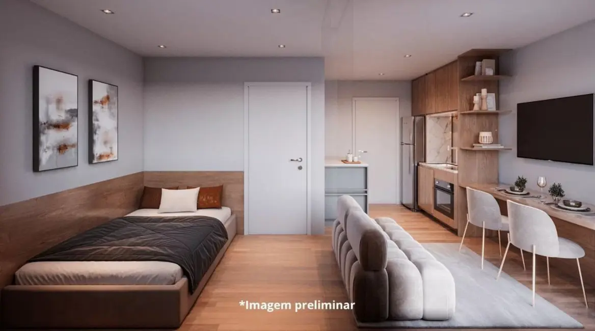 Foto 4 de Apartamento com 2 quartos à venda, 35m2 em Santo Amaro, São Paulo - SP