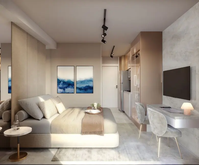 Foto 3 de Apartamento com 2 quartos à venda, 34m2 em Santo Amaro, São Paulo - SP