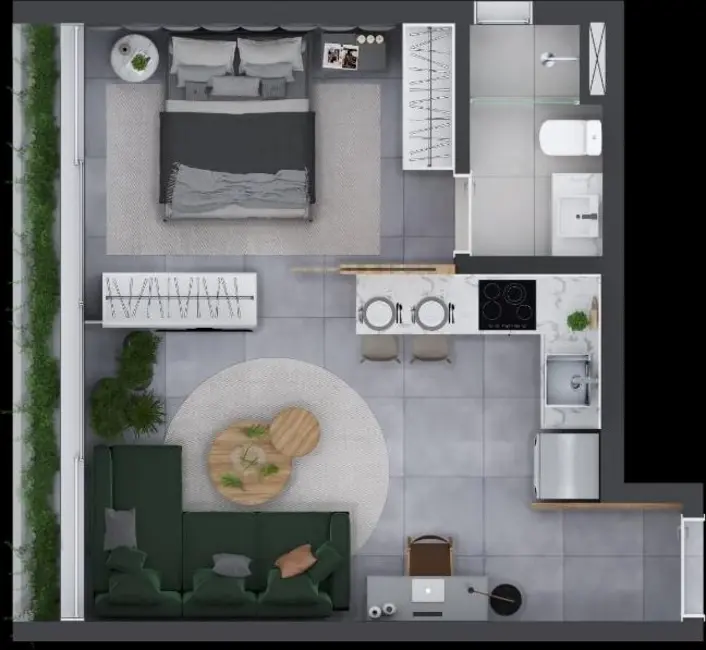 Foto 7 de Apartamento com 1 quarto à venda, 39m2 em Itaim Bibi, São Paulo - SP