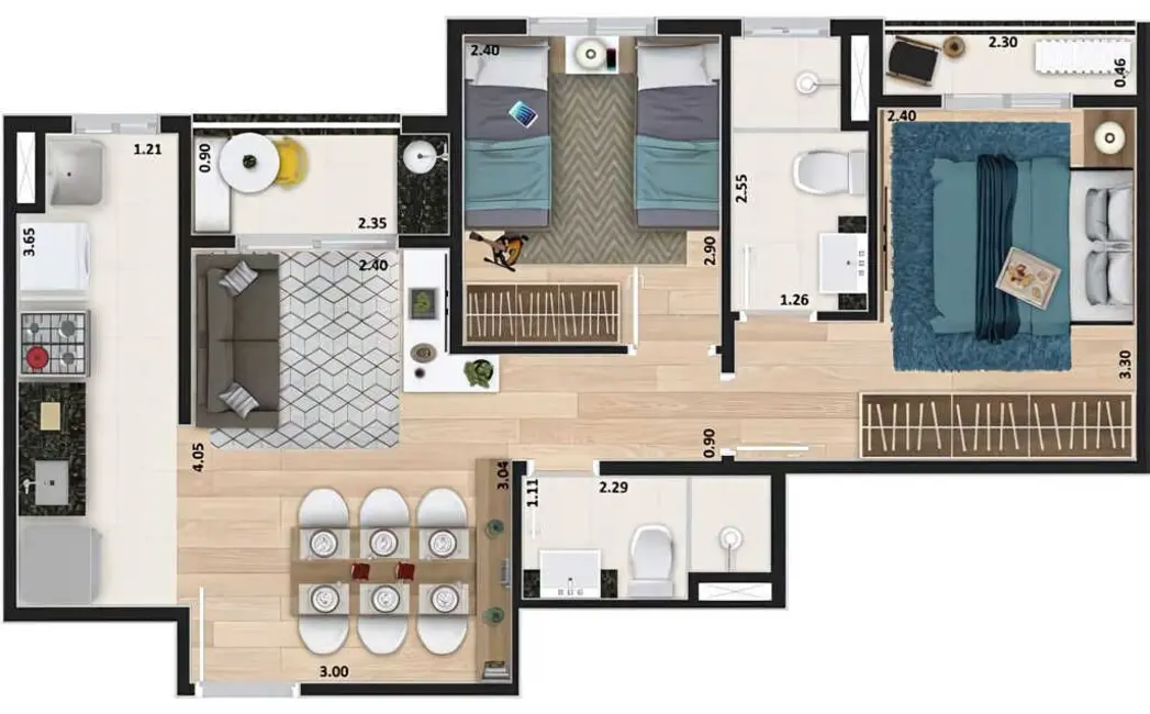 Foto 7 de Apartamento com 2 quartos à venda, 87m2 em Boa Vista, Sorocaba - SP