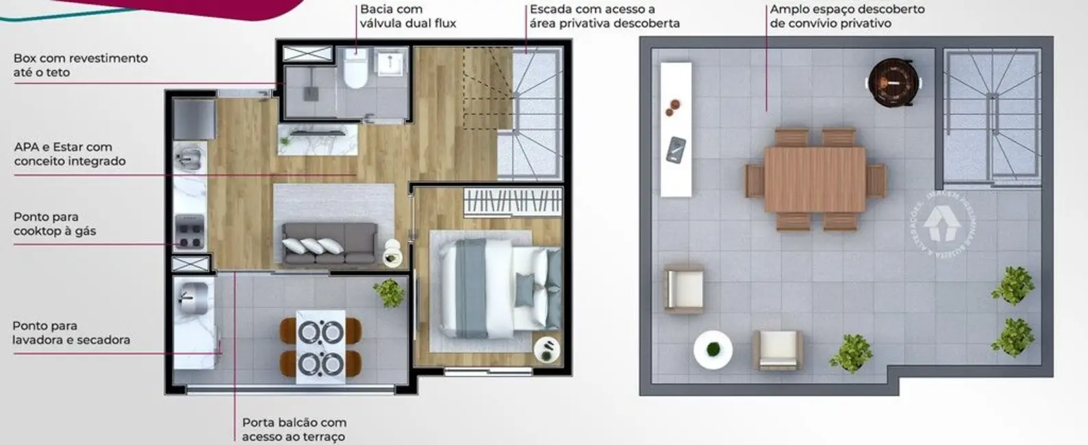 Cobertura com 1 quarto à venda, 98m2 em Vila Pereira Barreto, São Paulo - SP - imagem 7 Foto 7 de Cobertura com 1 quarto à venda, 98m2 em Vila Pereira Barreto, São Paulo - SP