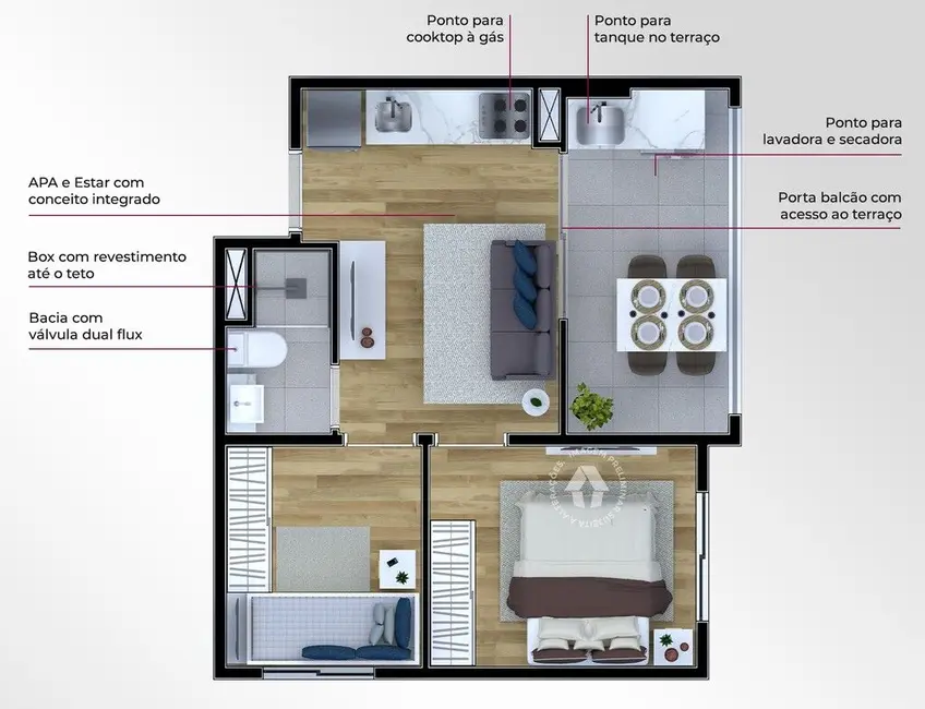 Cobertura com 1 quarto à venda, 98m2 em Vila Pereira Barreto, São Paulo - SP - imagem 6 Foto 6 de Cobertura com 1 quarto à venda, 98m2 em Vila Pereira Barreto, São Paulo - SP