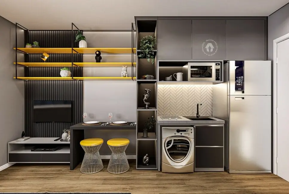 Apartamento com 2 quartos à venda, 35m2 em Liberdade, São Paulo - SP - imagem 7 Foto 7 de Apartamento com 2 quartos à venda, 35m2 em Liberdade, São Paulo - SP
