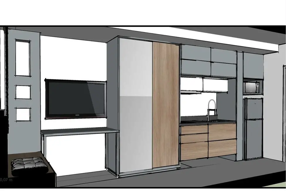 Foto 5 de Kitnet com 1 quarto à venda, 25m2 em Barra Funda, São Paulo - SP