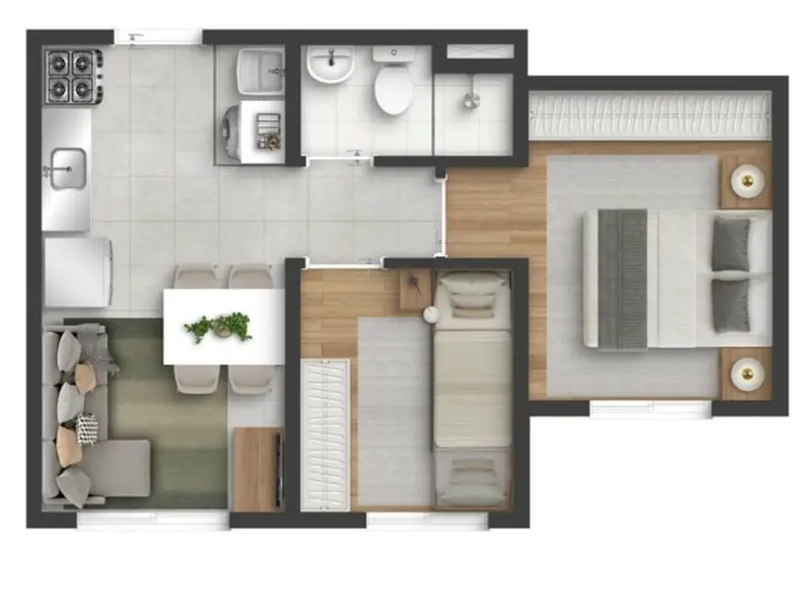 Foto 4 de Apartamento com 2 quartos à venda, 34m2 em São Paulo - SP