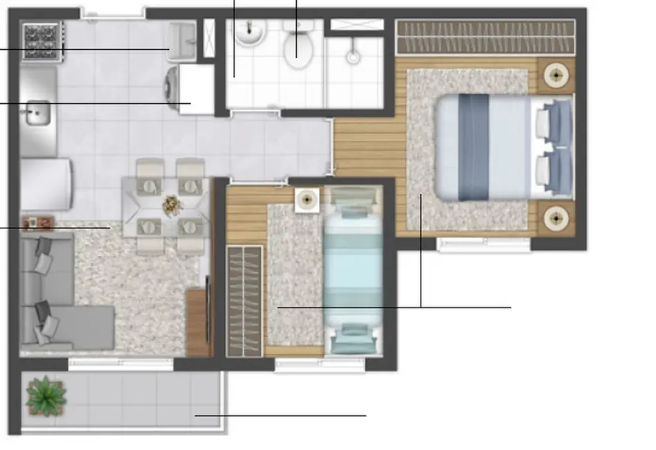Foto 1 de Apartamento com 1 quarto à venda, 26m2 em Campos Elíseos, São Paulo - SP