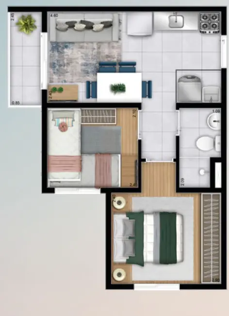 Foto 7 de Apartamento com 1 quarto à venda, 27m2 em Vila Andrade, São Paulo - SP
