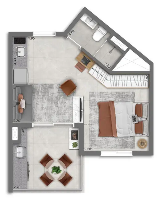 Foto 2 de Cobertura com 2 quartos à venda, 60m2 em Vila Mariana, São Paulo - SP