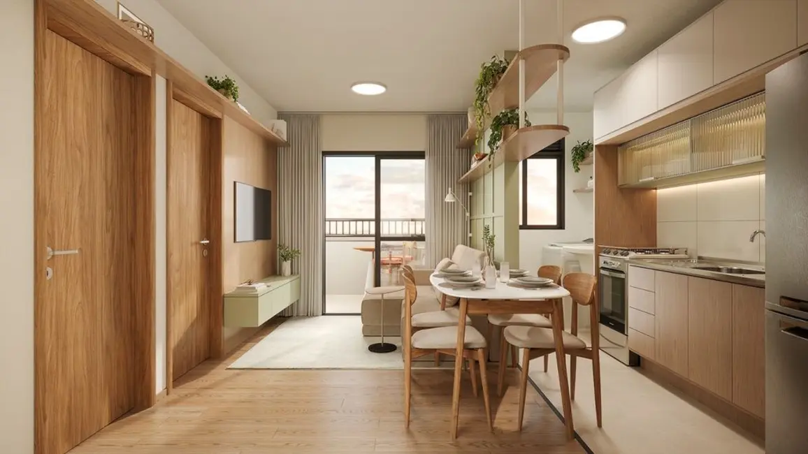 Foto 2 de Apartamento com 2 quartos à venda, 43m2 em Sao Jose Dos Campos - SP