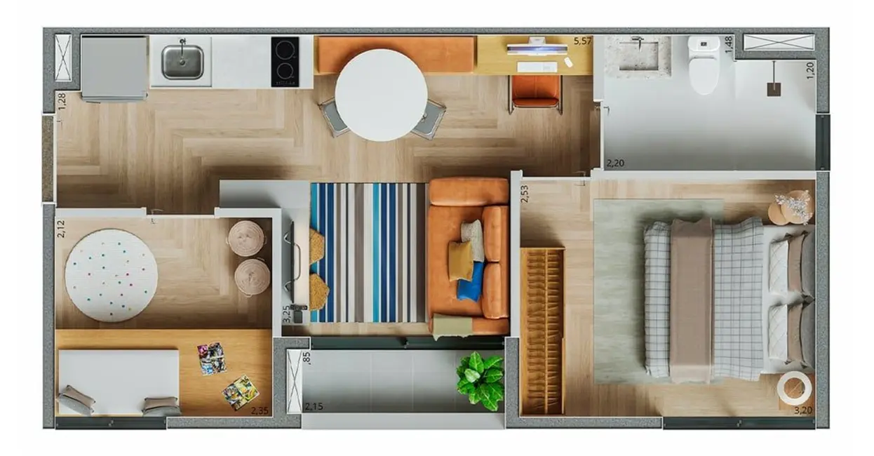 Foto 1 de Kitnet com 1 quarto à venda, 25m2 em São Paulo - SP