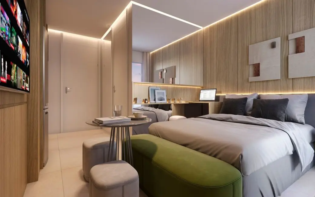 Apartamento com 1 quarto à venda, 28m2 em Perdizes, São Paulo - SP - imagem 5 Foto 5 de Apartamento com 1 quarto à venda, 28m2 em Perdizes, São Paulo - SP