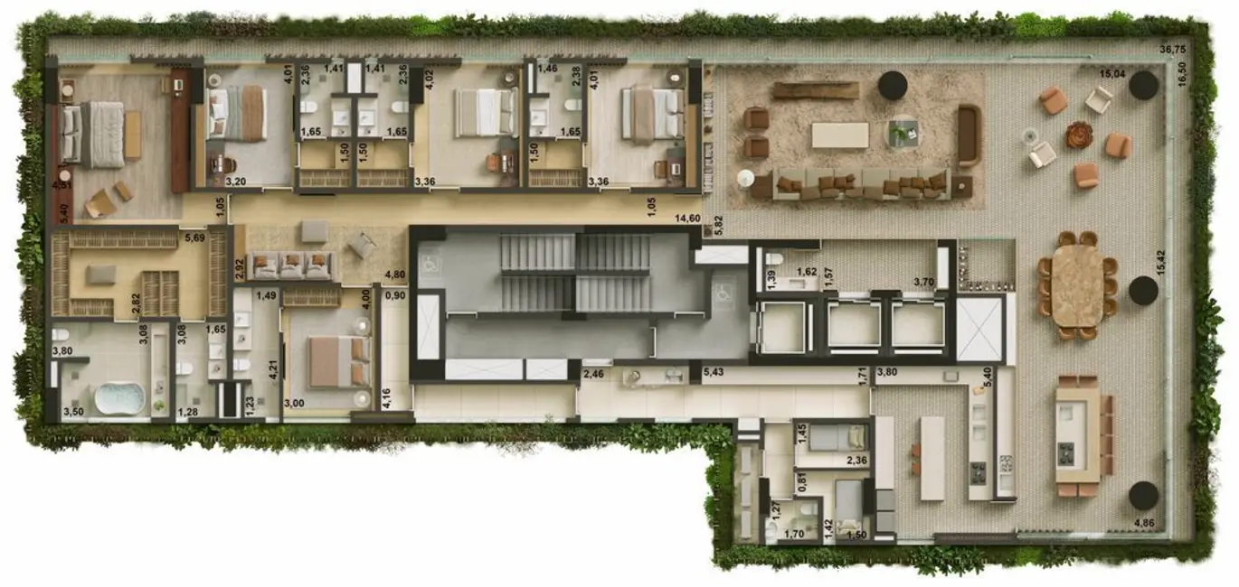 Cobertura com 5 quartos à venda, 821m2 em Jardim Paulista, São Paulo - SP - imagem 4 Foto 4 de Cobertura com 5 quartos à venda, 821m2 em Jardim Paulista, São Paulo - SP