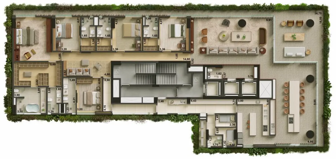 Apartamento com 5 quartos à venda, 518m2 em Jardim Paulista, São Paulo - SP - imagem 2 Foto 2 de Apartamento com 5 quartos à venda, 518m2 em Jardim Paulista, São Paulo - SP