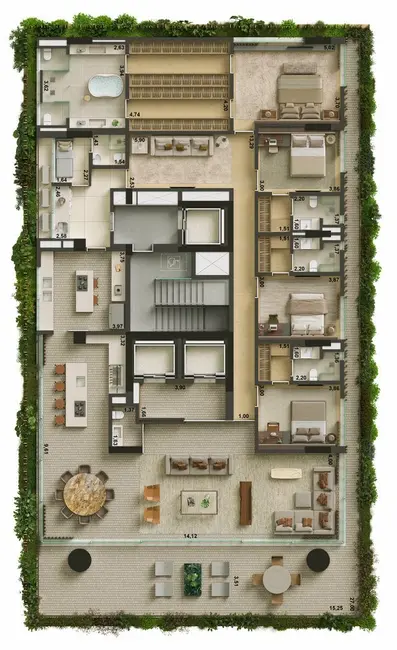 Apartamento com 5 quartos à venda, 518m2 em Jardim Paulista, São Paulo - SP - imagem 7 Foto 7 de Apartamento com 5 quartos à venda, 518m2 em Jardim Paulista, São Paulo - SP